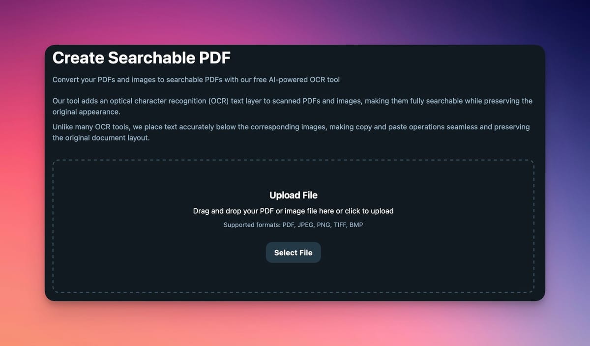 How to Make a PDF Searchable (Free OCR Tool)