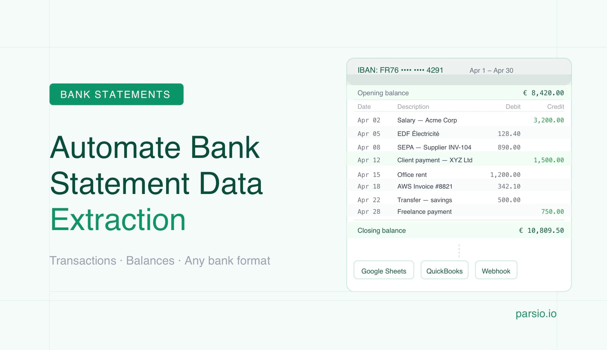How to Automate Data Extraction from Bank Statements