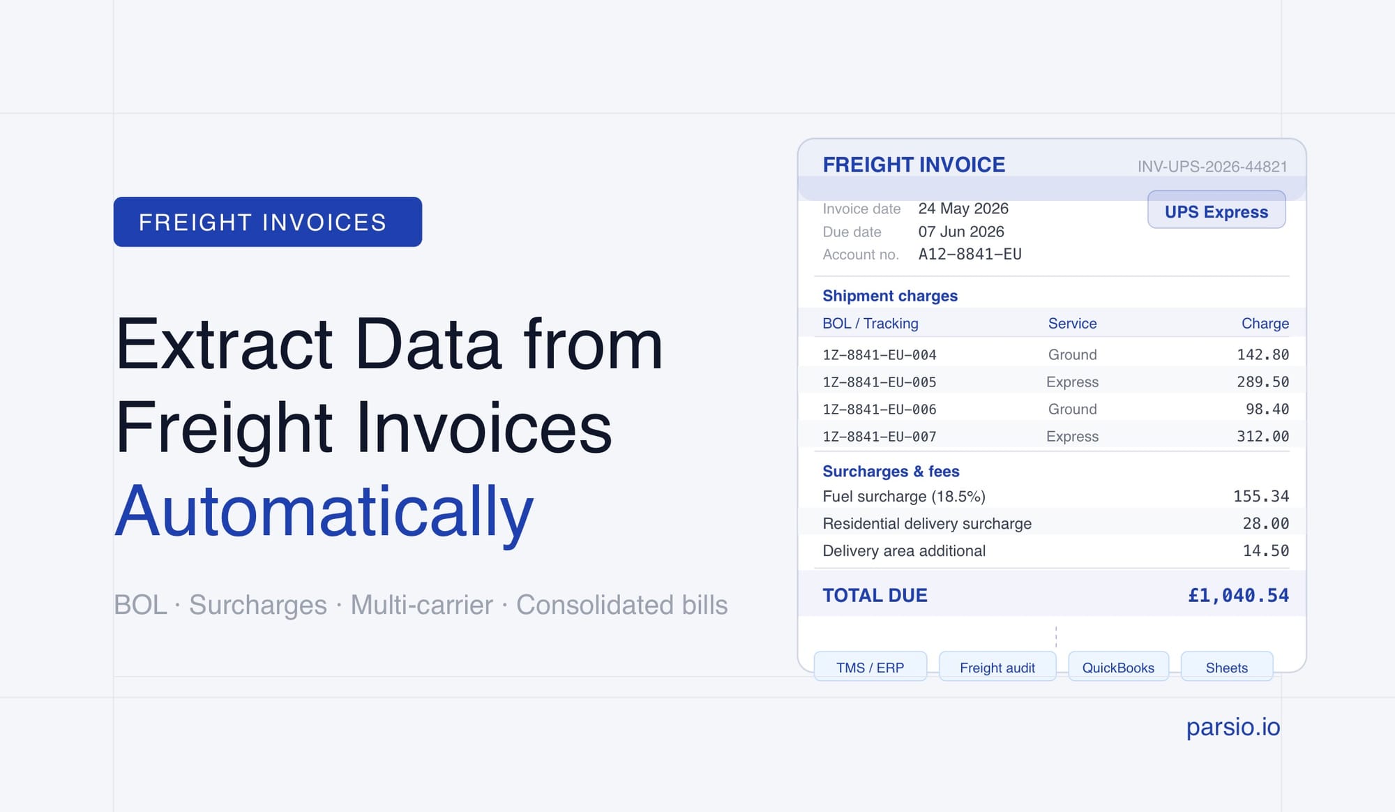 How to Extract Data from Freight Invoices Automatically