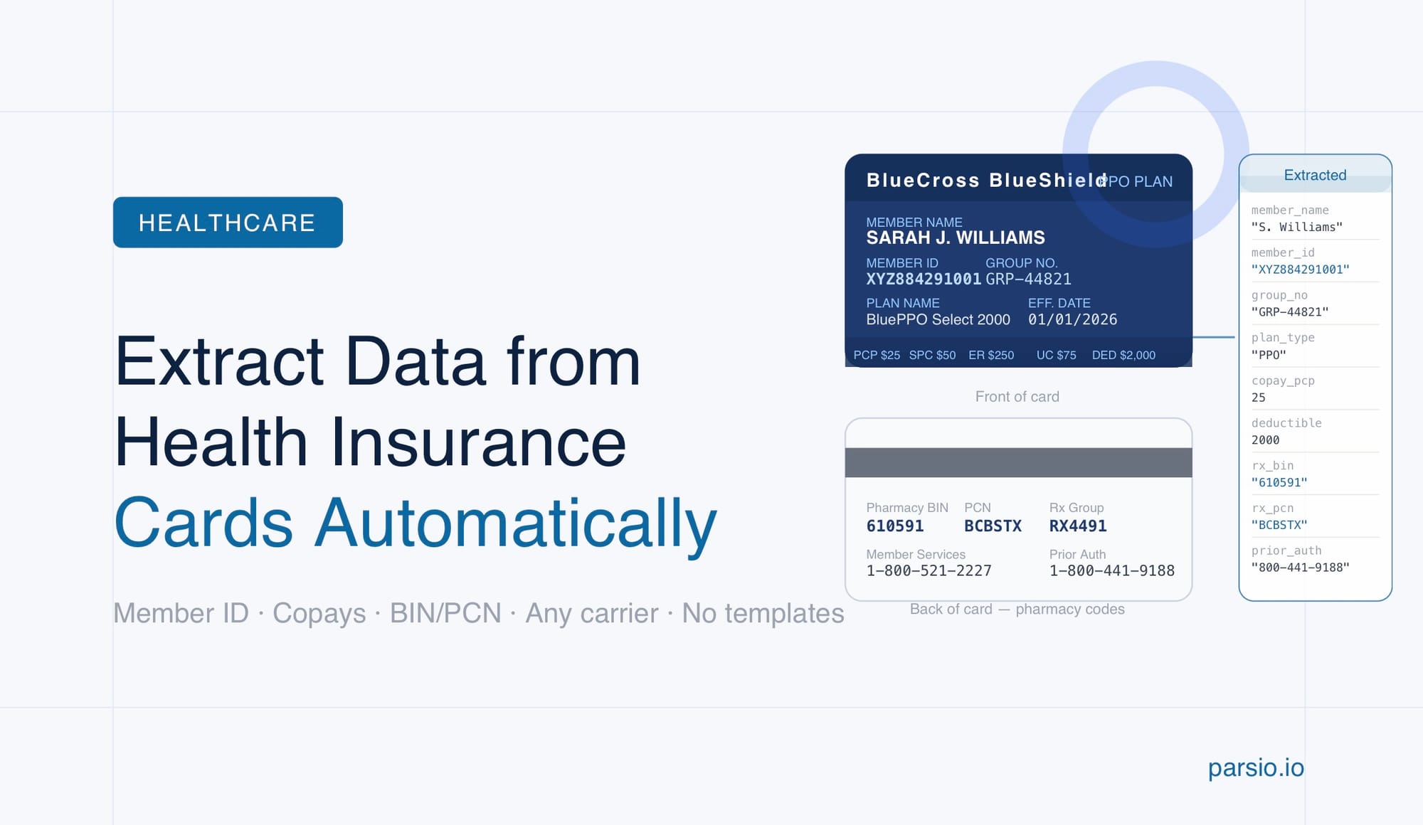 How to Extract Data from Health Insurance Cards Automatically