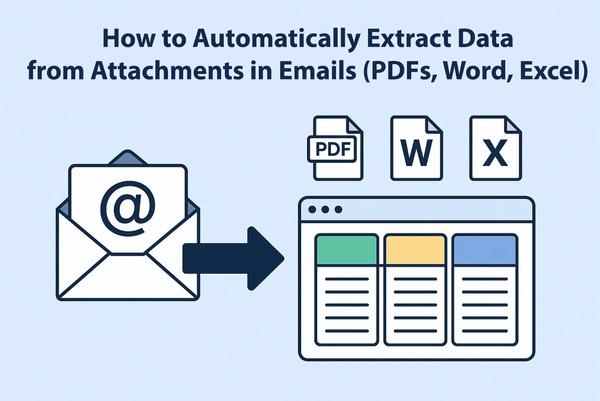 How to Automatically Extract Data from Attachments in Emails (PDFs, Word, Excel)