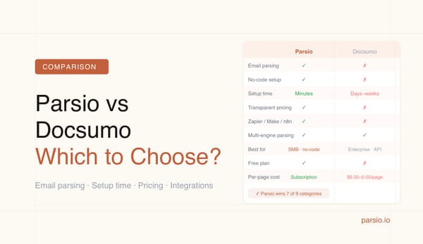 Parsio vs Docsumo: Which Document Parser Should You Use?