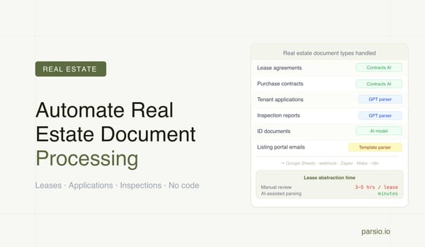 How to Automate Real Estate Document Processing for Property Managers